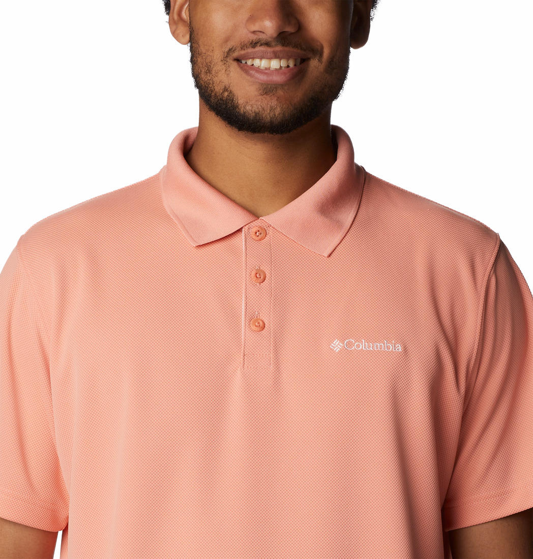 Columbia Men Peach Utilizer Polo (Sun Protection) - Image 4