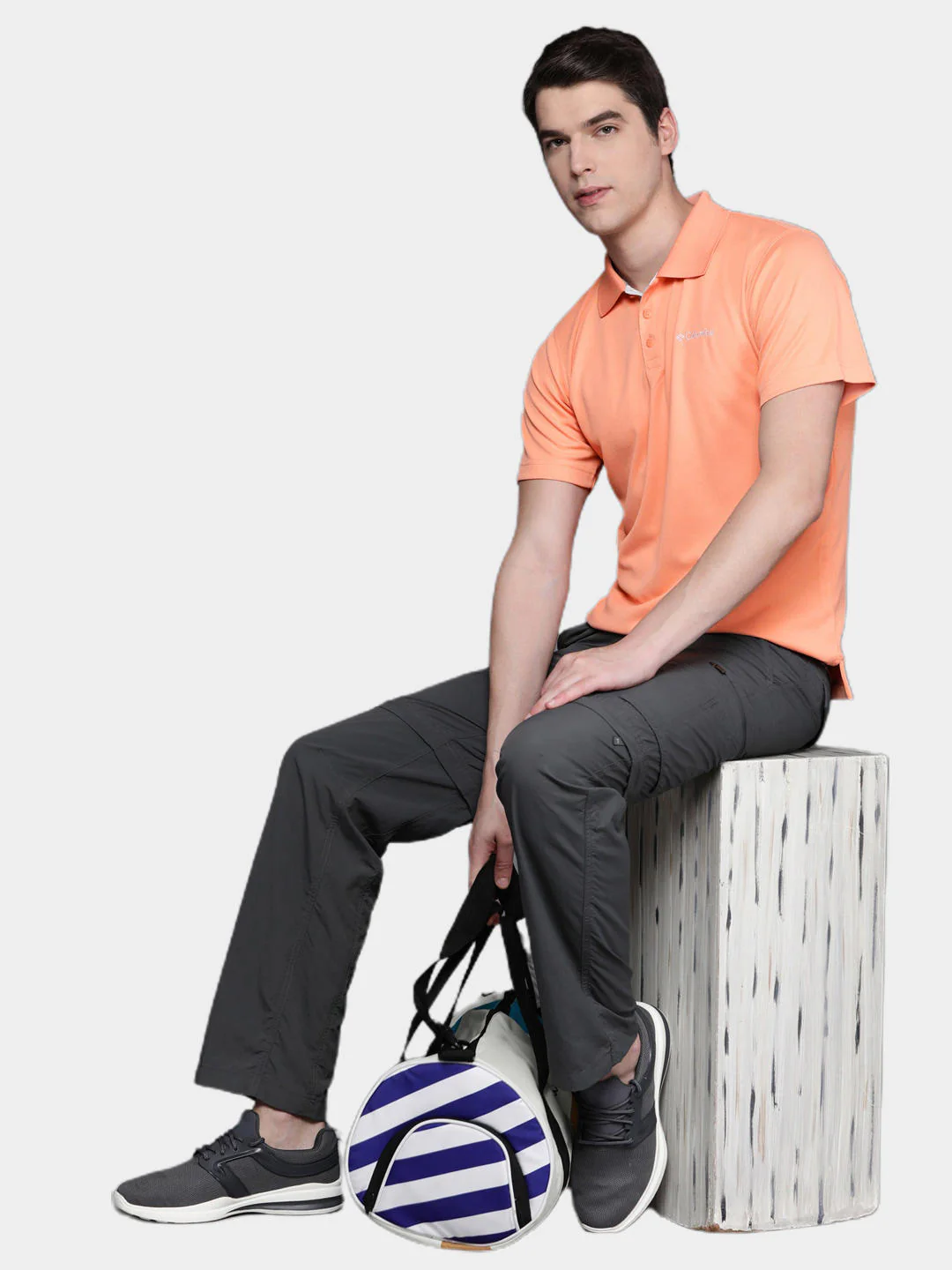 Columbia Men Peach Utilizer Polo (Sun Protection) - Image 8