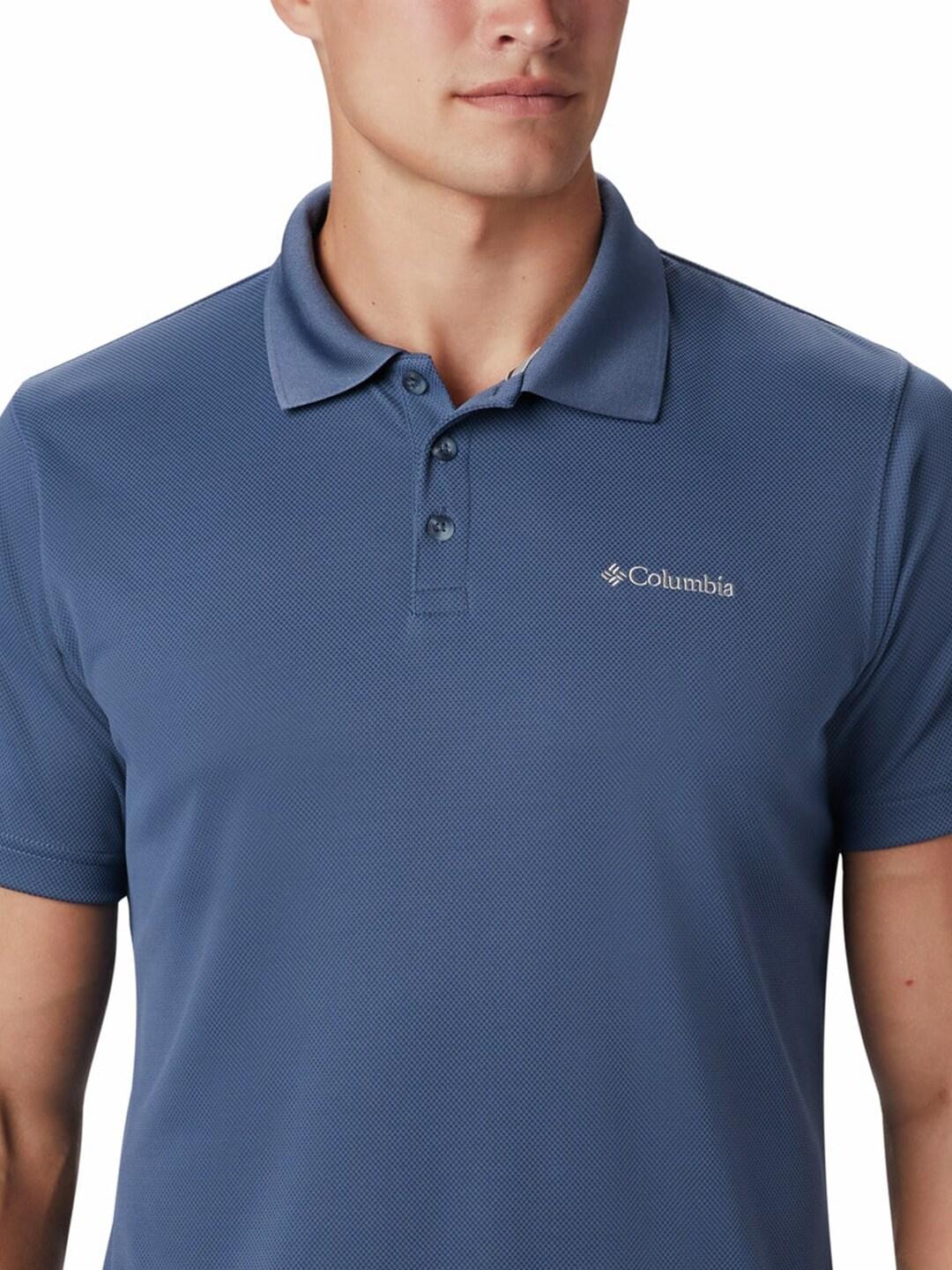 Columbia Men Blue Utilizer Polo (Sun Protection) - Image 3