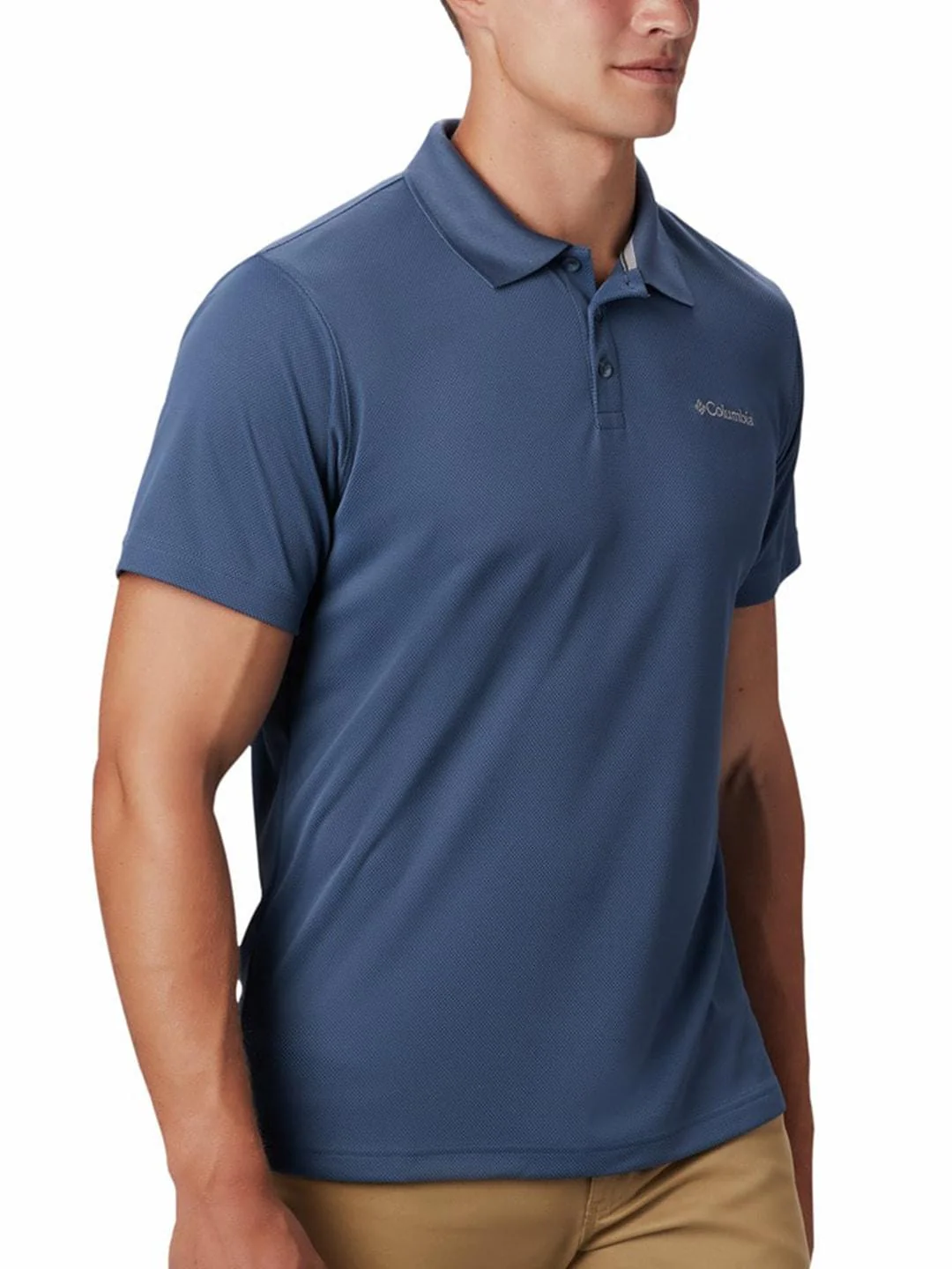 Columbia Men Blue Utilizer Polo (Sun Protection) - Image 4