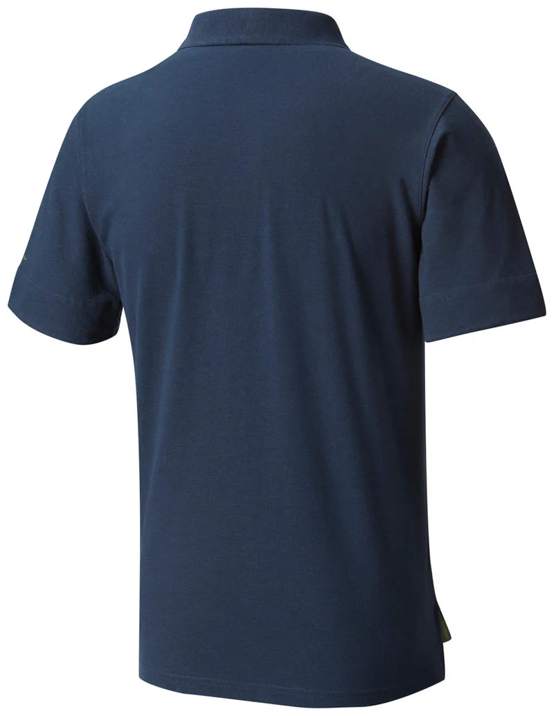 Columbia Men Blue Vertical Relief Polo - Image 2