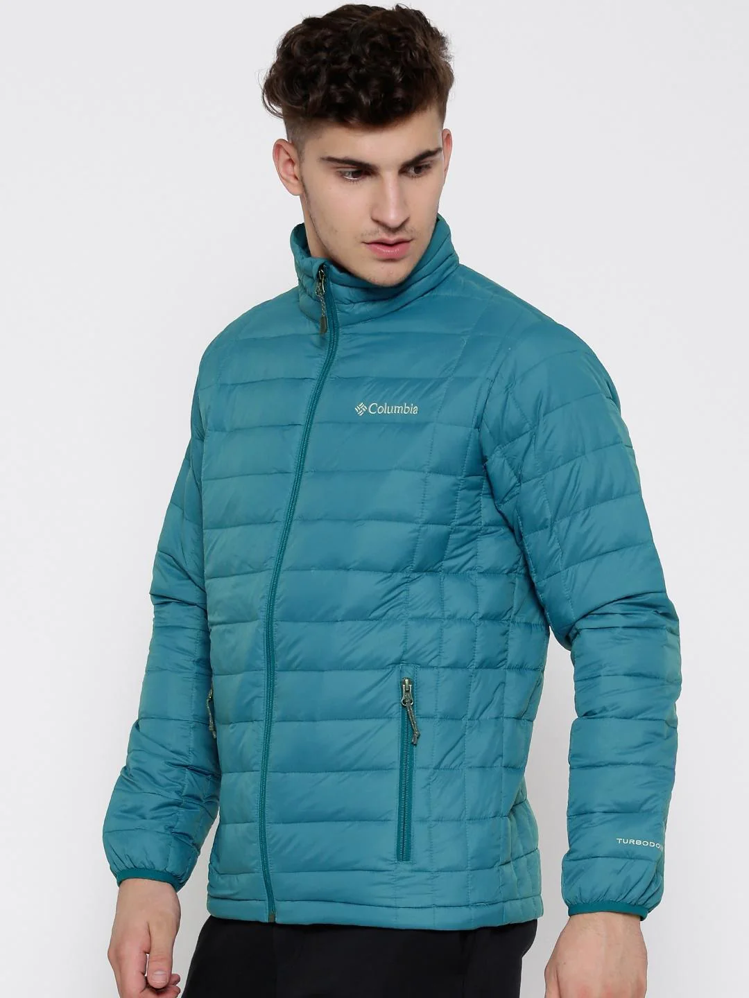 Columbia Men Green Voodoo Falls 590 TurboDown  Jacket - Image 2