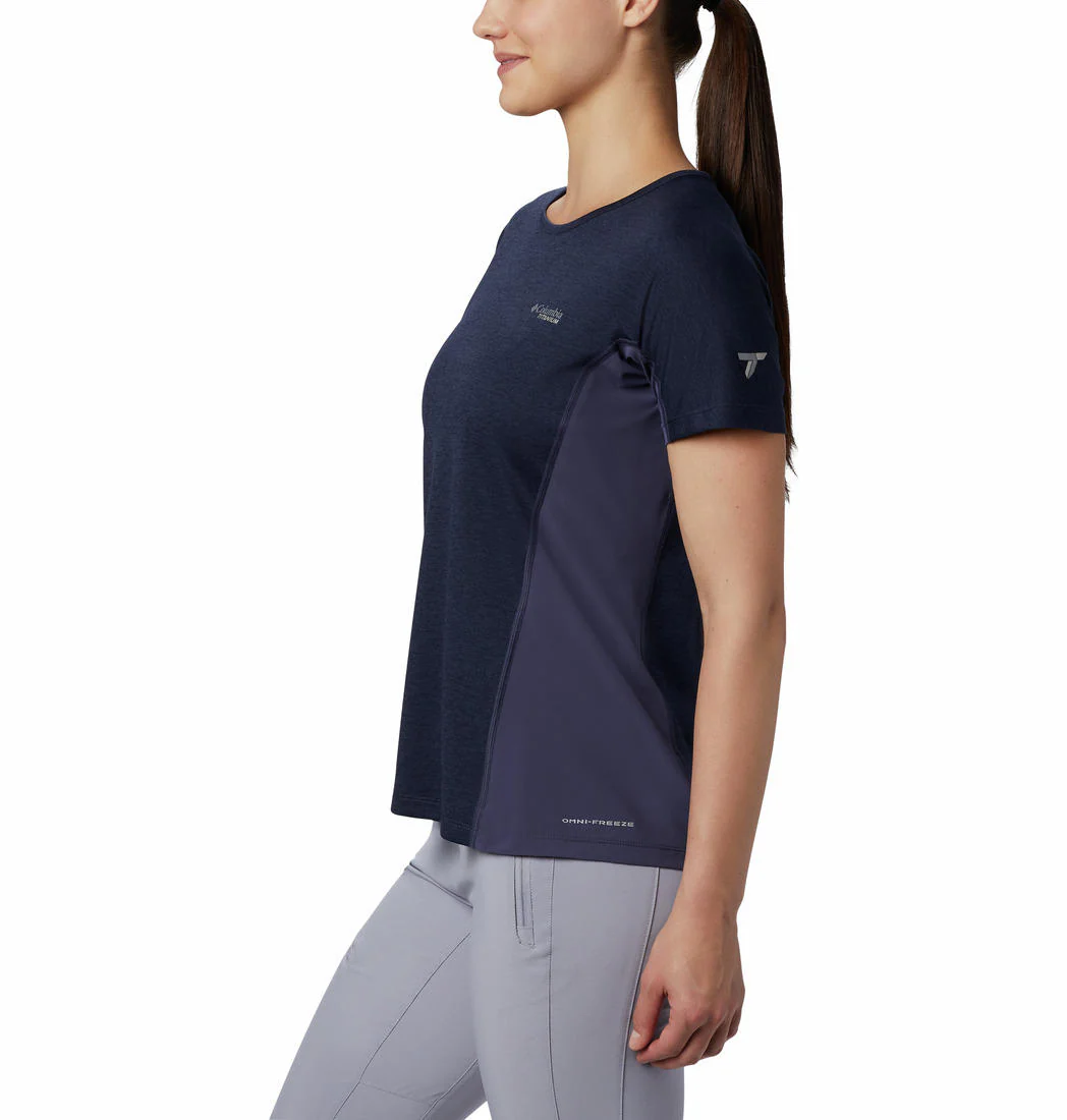 Columbia Women Blue W Irico Knit SS - Image 4