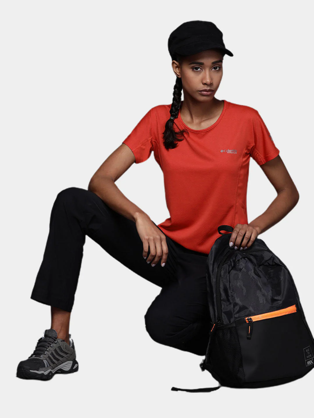 Columbia Women Orange W Irico Knit SS - Image 10