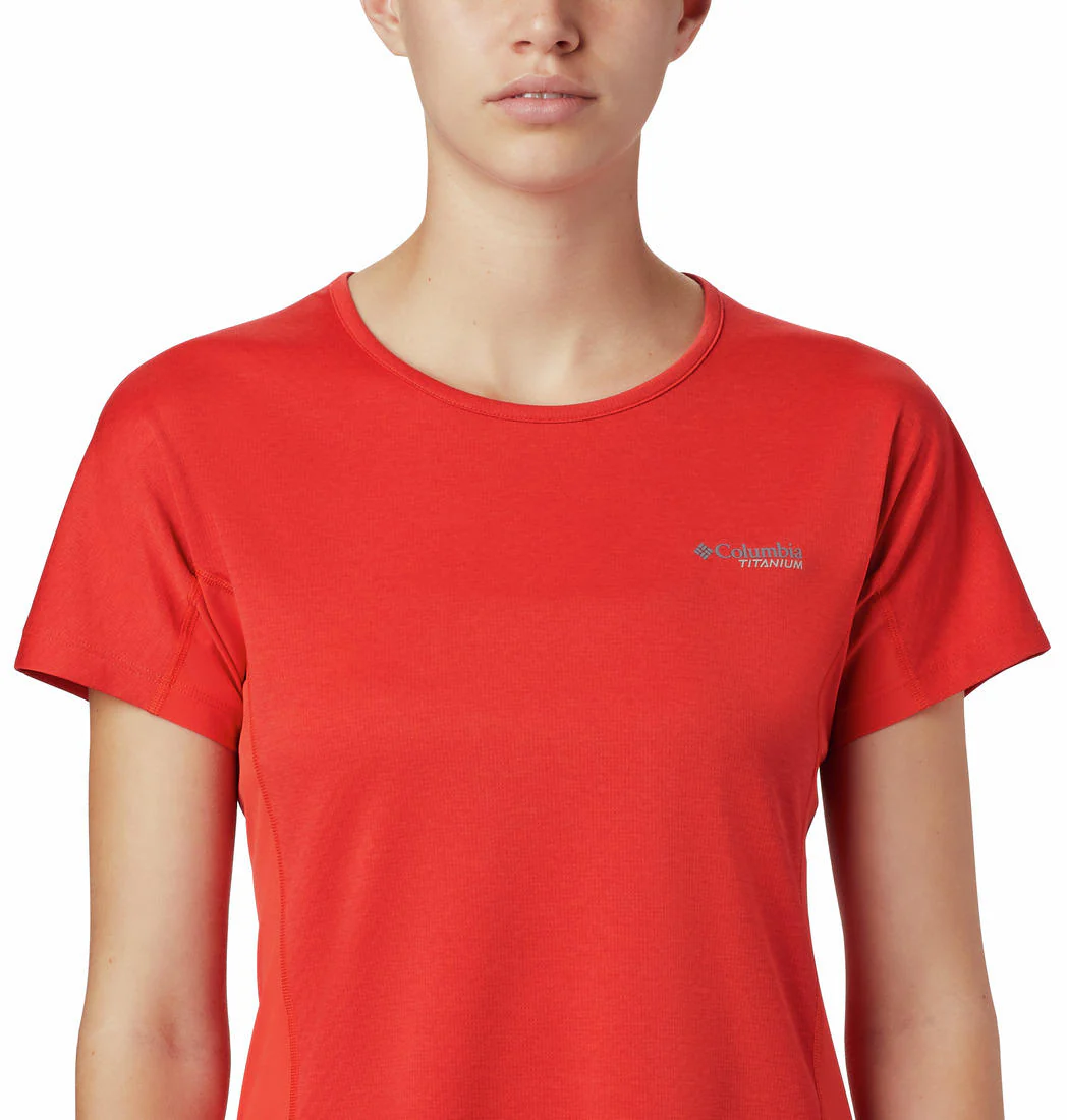 Columbia Women Orange W Irico Knit SS - Image 2