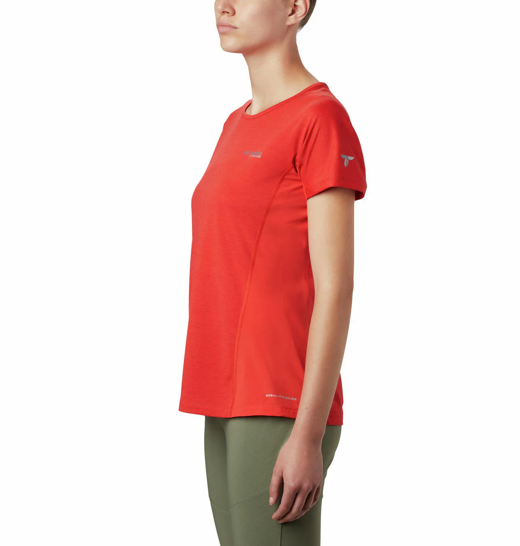 Columbia Women Orange W Irico Knit SS - Image 4