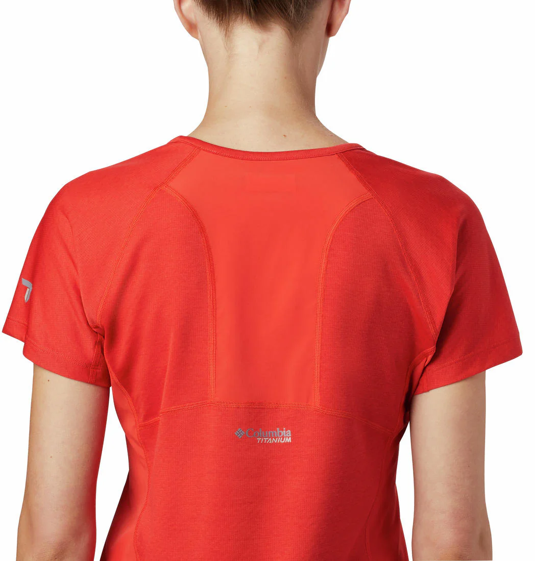 Columbia Women Orange W Irico Knit SS - Image 5