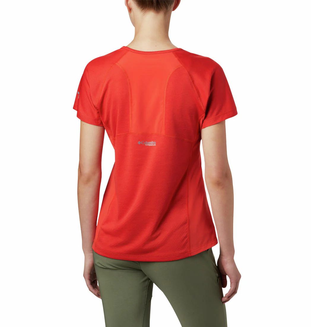 Columbia Women Orange W Irico Knit SS - Image 6