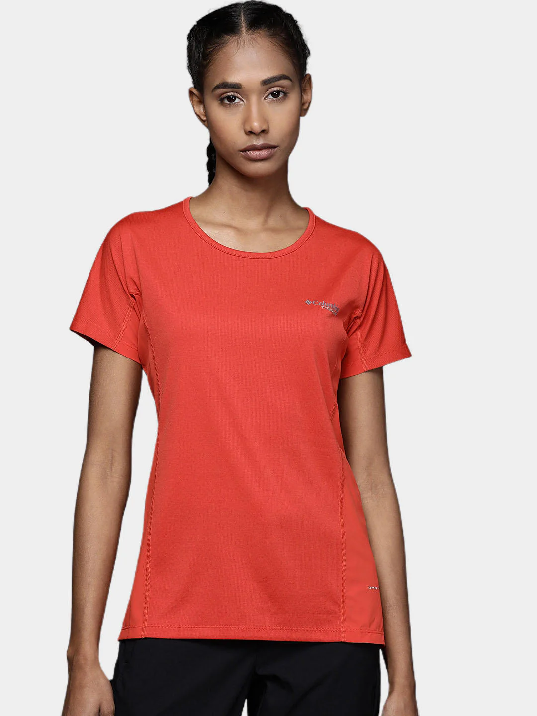 Columbia Women Orange W Irico Knit SS - Image 8