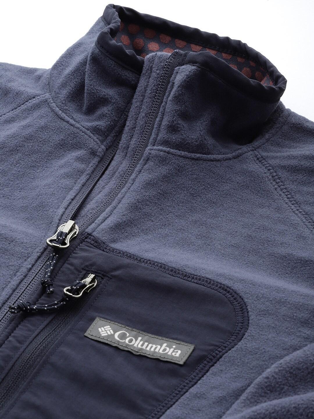 Columbia Women Navy Blue W Outdoor Tracks Full Zip - Image 8