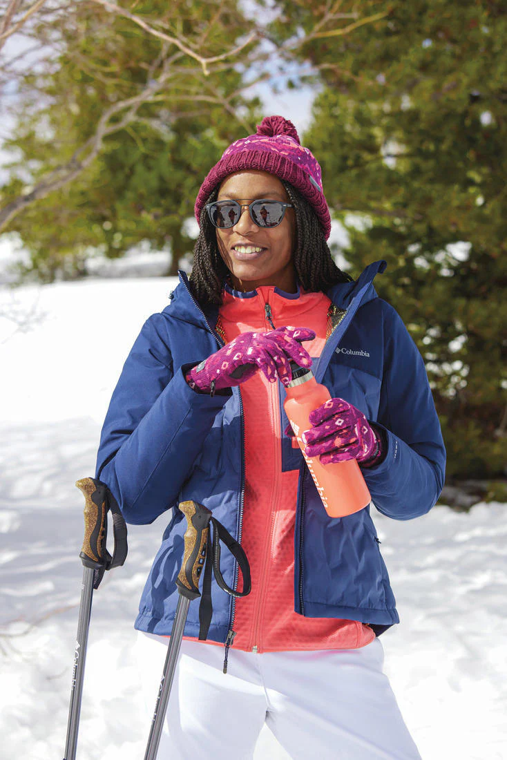 Columbia Women Pink W Outdoor Tracks Full Zip - Image 15