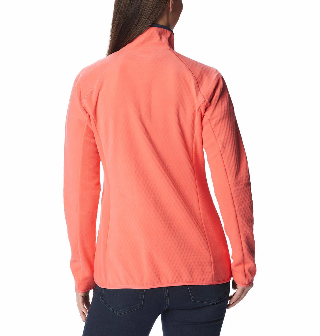 Columbia Women Pink W Outdoor Tracks Full Zip - Image 7