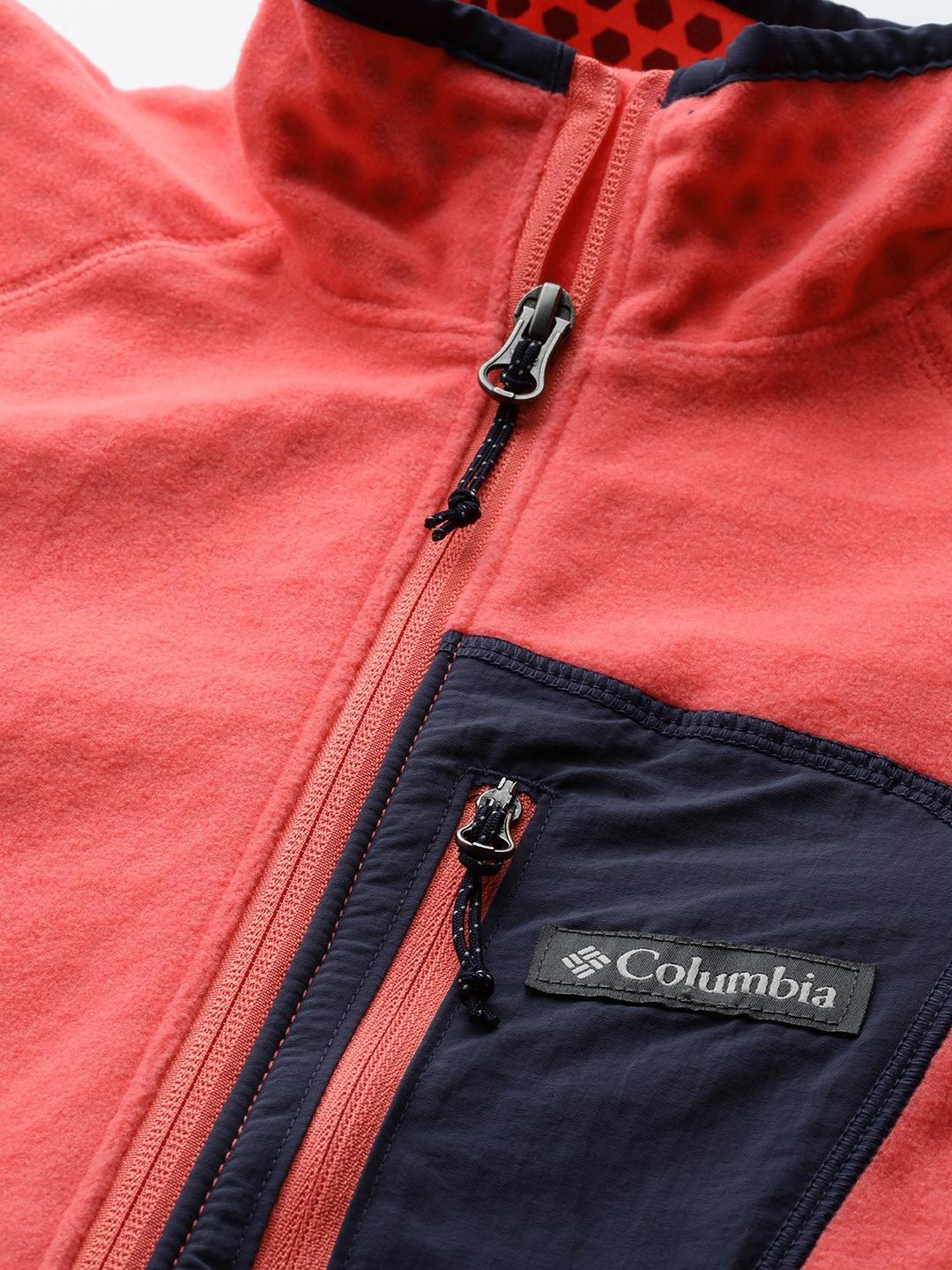 Columbia Women Pink W Outdoor Tracks Full Zip - Image 8