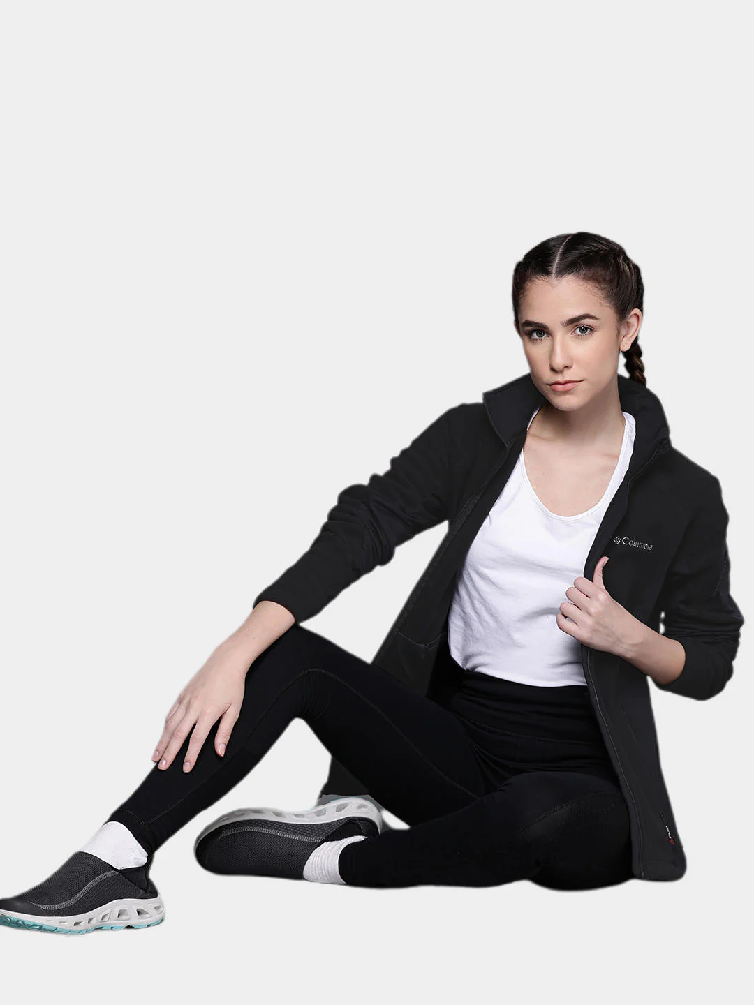 Columbia Women Black W Polar Powder Fleece FZ - Image 12