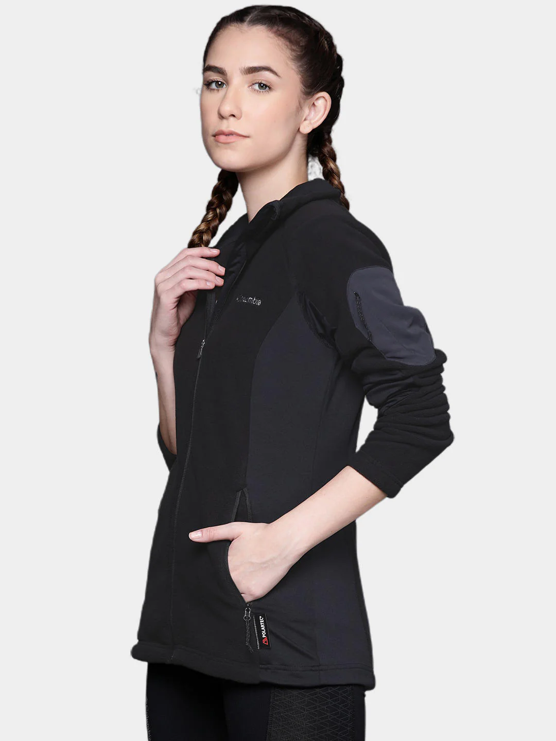 Columbia Women Black W Polar Powder Fleece FZ - Image 15