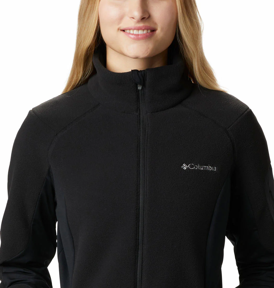 Columbia Women Black W Polar Powder Fleece FZ - Image 2