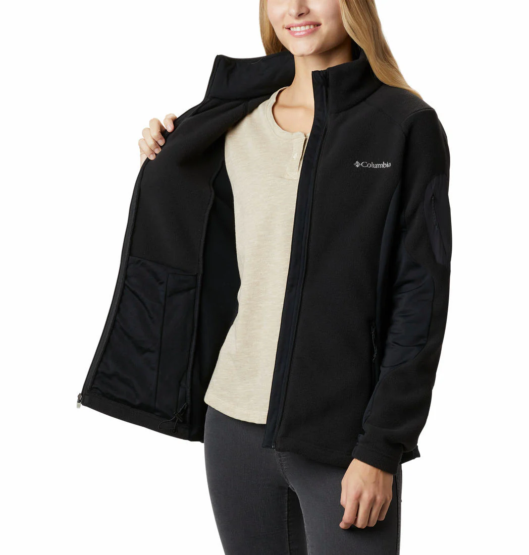 Columbia Women Black W Polar Powder Fleece FZ - Image 4