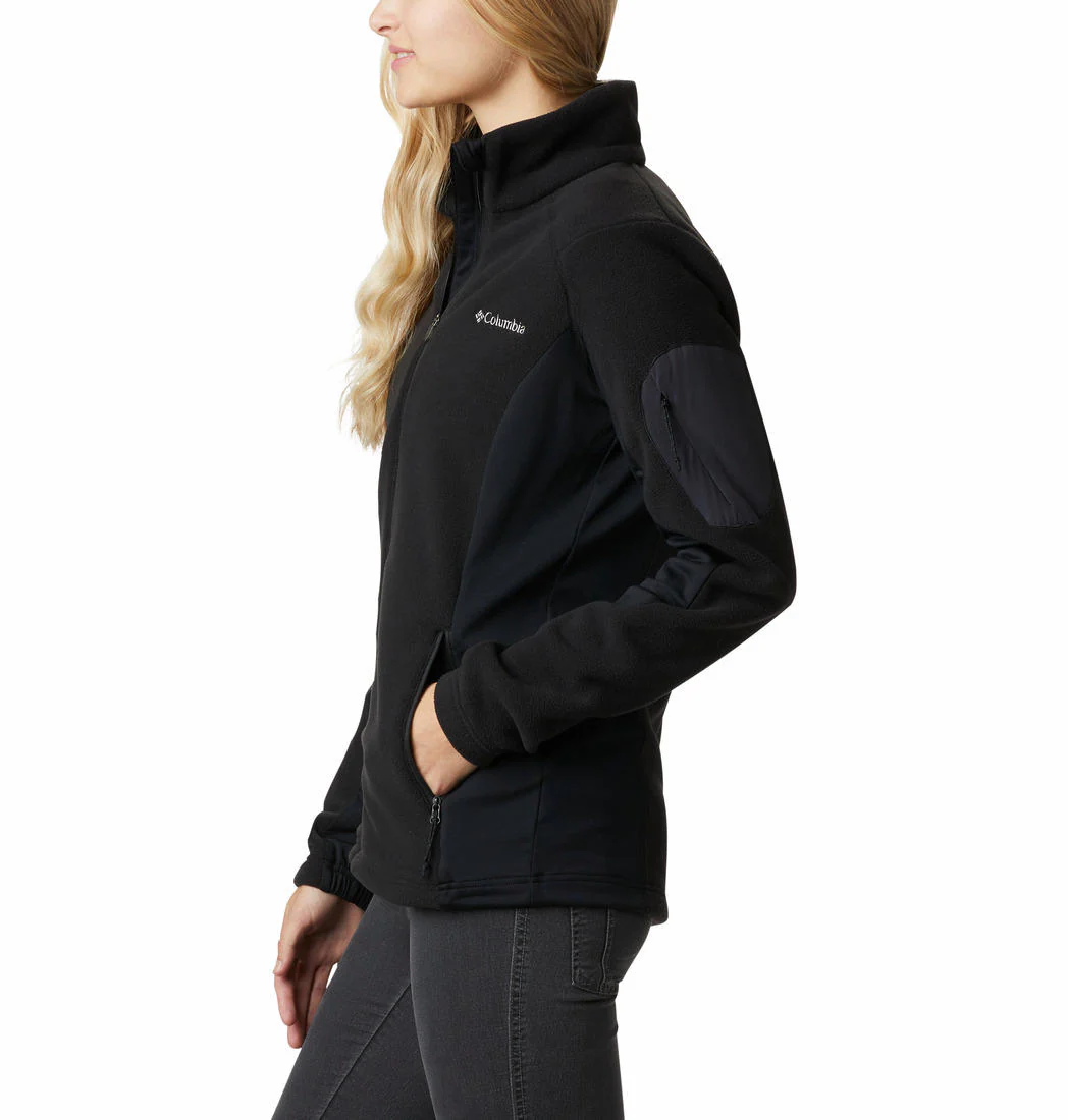 Columbia Women Black W Polar Powder Fleece FZ - Image 6