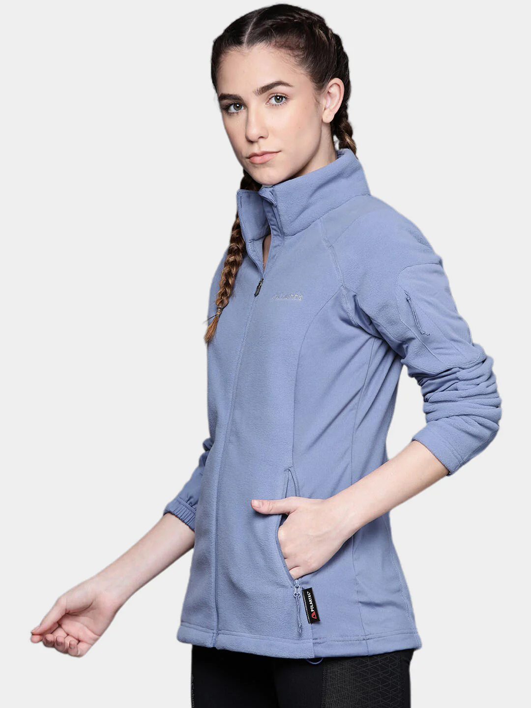 Columbia Women Blue W Polar Powder Fleece FZ - Image 12