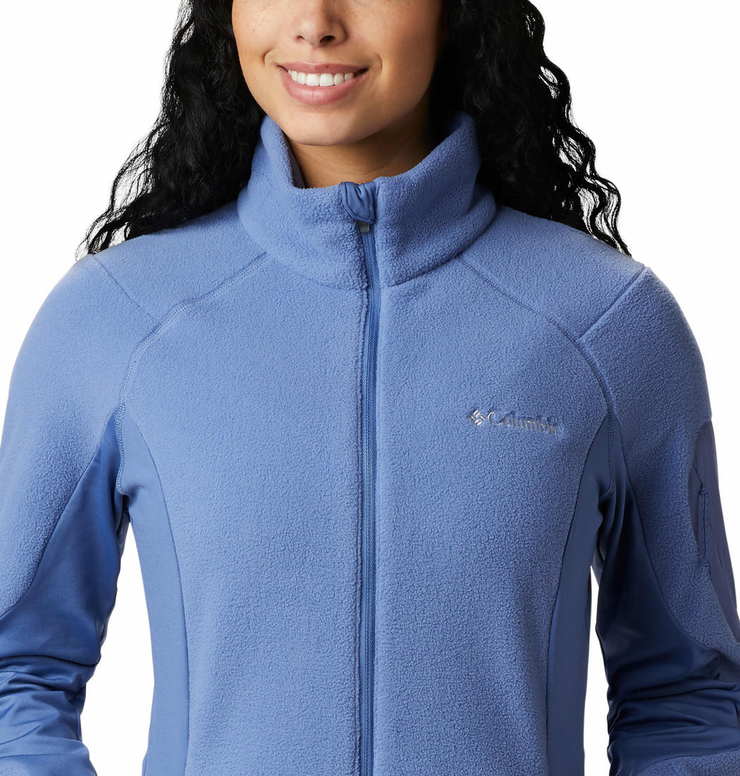 Columbia Women Blue W Polar Powder Fleece FZ - Image 2
