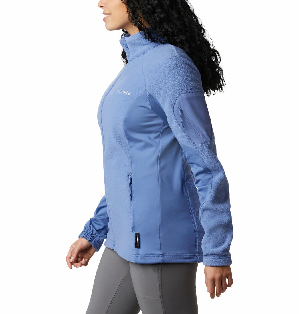 Columbia Women Blue W Polar Powder Fleece FZ - Image 4