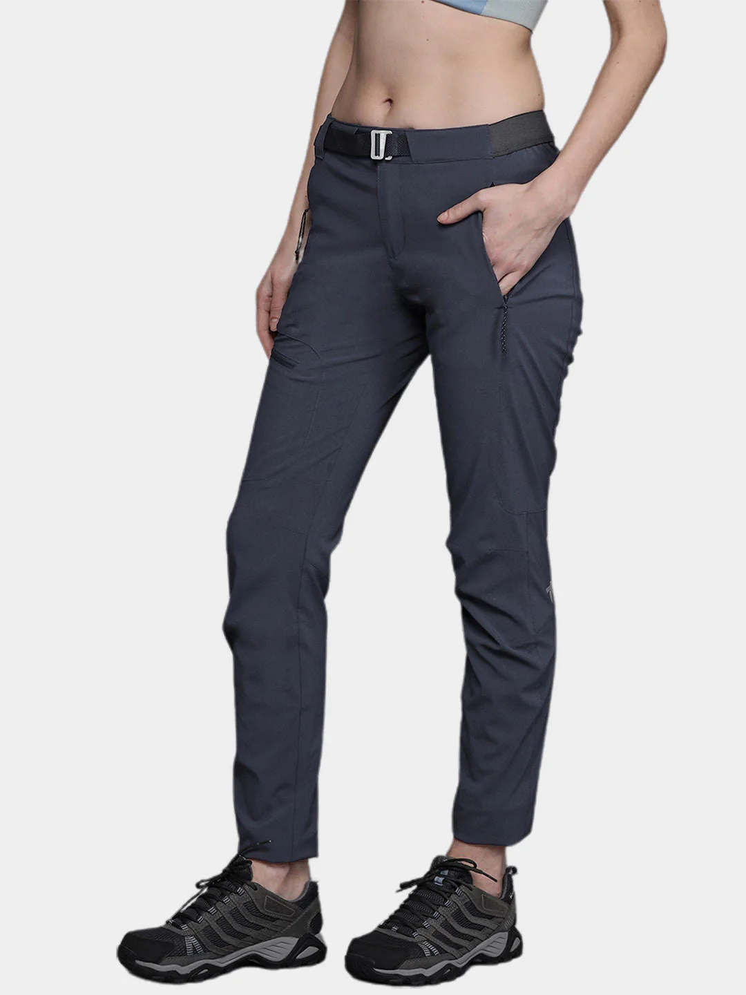 Columbia Women Navy Blue W Titan Pass Pant (Sun Protection) - Image 11