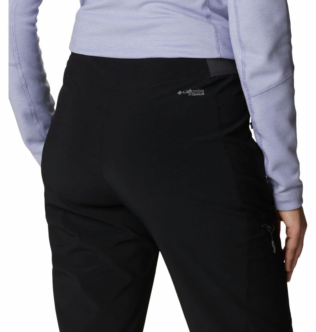 Columbia Women Navy Blue W Titan Pass Pant (Sun Protection) - Image 4