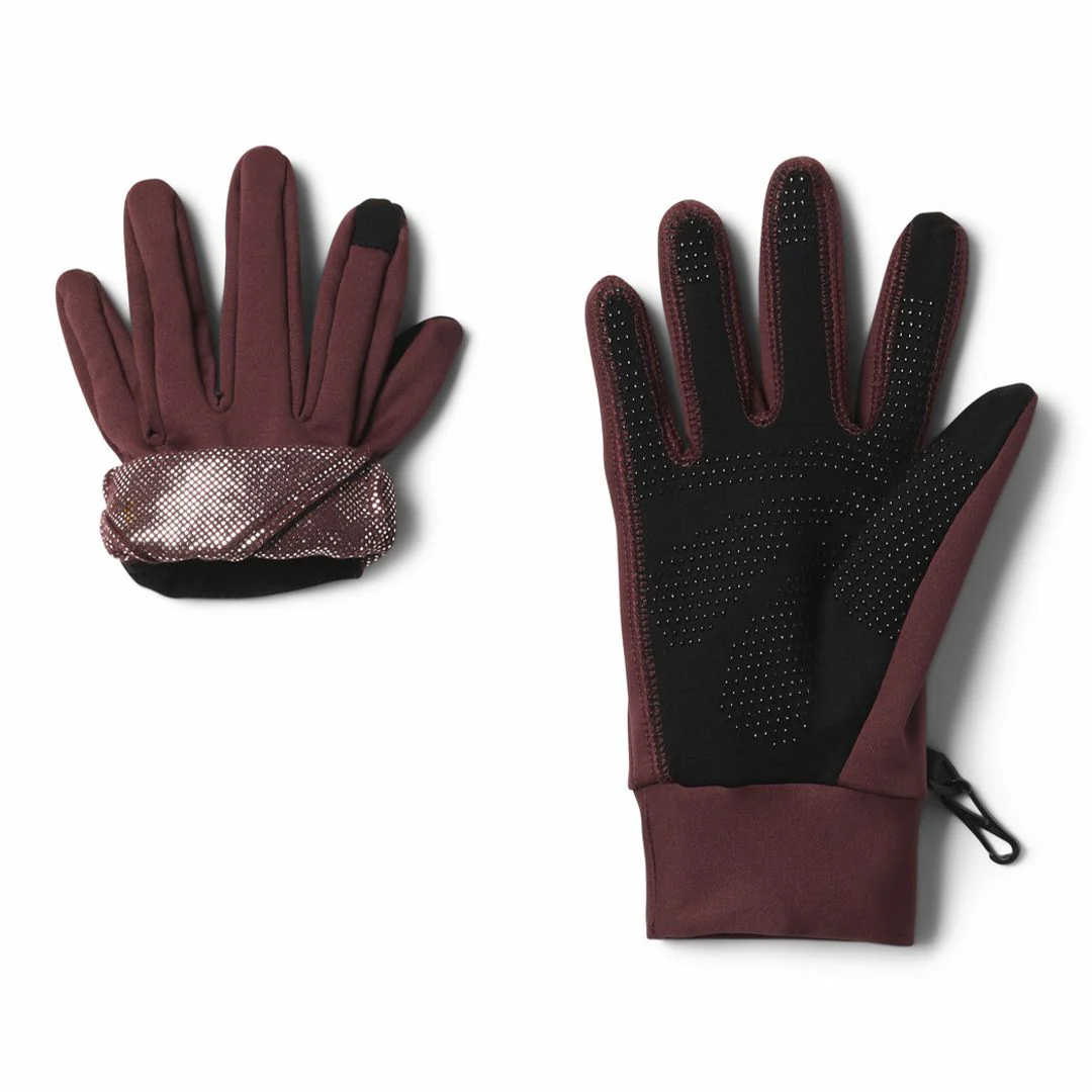 Columbia Women Maroon W Trail Summit Running Glove - Image 4