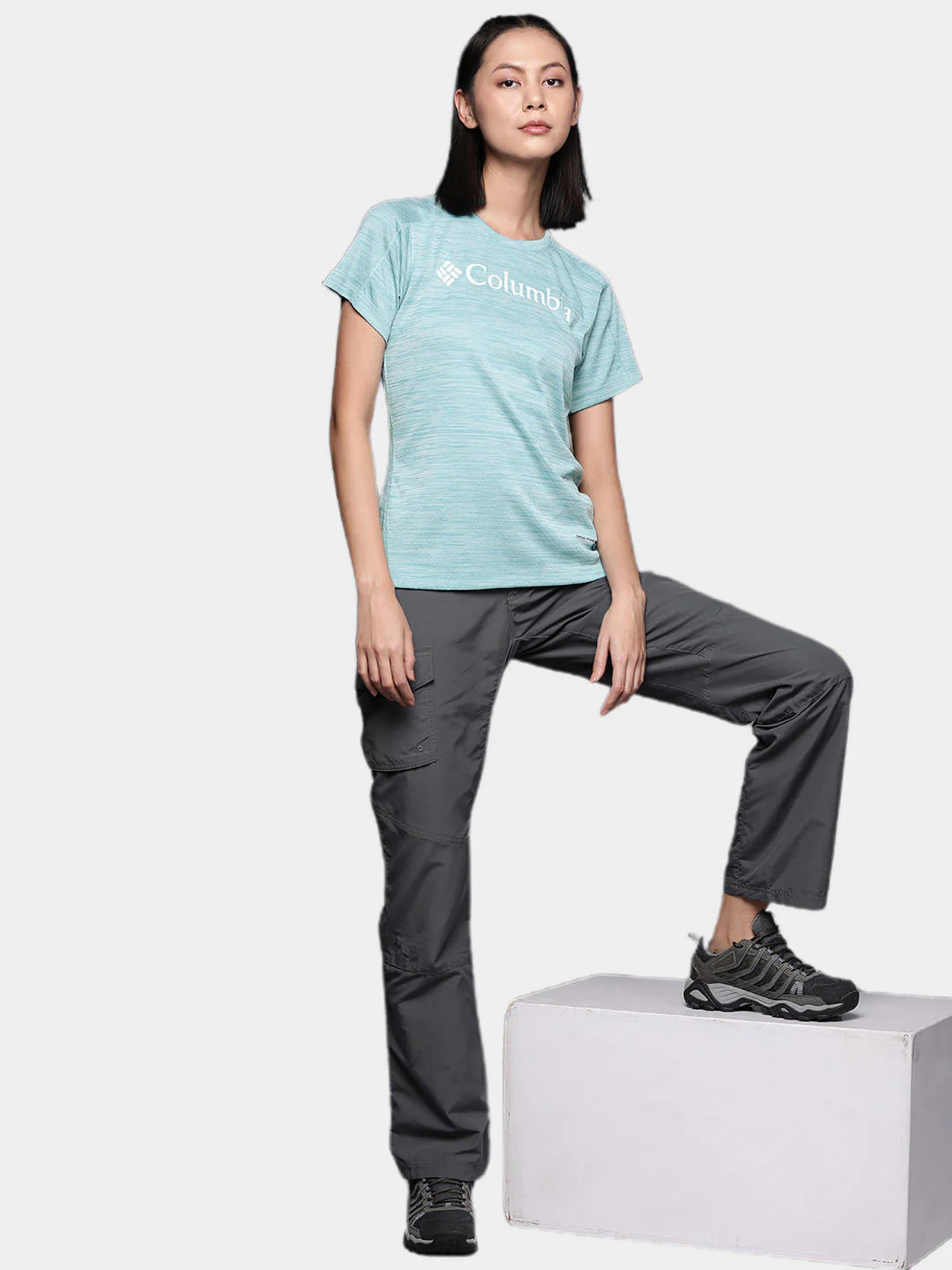 Columbia Women Blue W Zero Rules Graphic Crew (Sun Protection) - Image 10