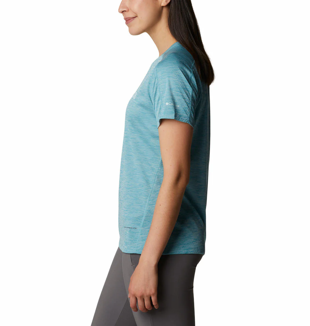 Columbia Women Blue W Zero Rules Graphic Crew (Sun Protection) - Image 2