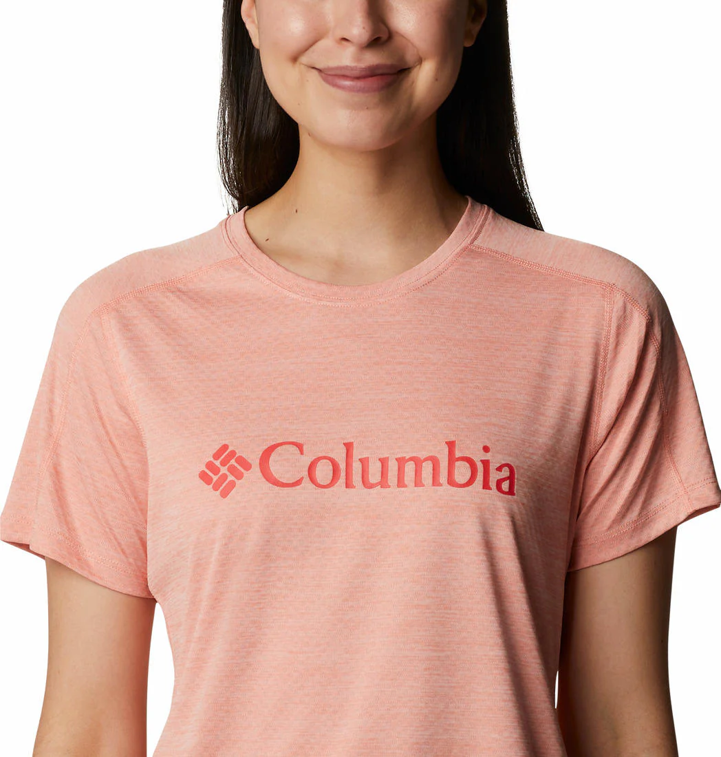 Columbia Women Peach W Zero Rules Graphic Crew (Sun Protection) - Image 4
