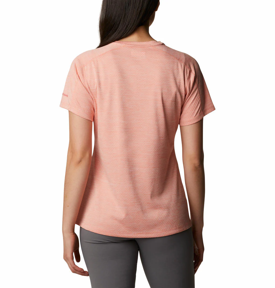 Columbia Women Peach W Zero Rules Graphic Crew (Sun Protection) - Image 6