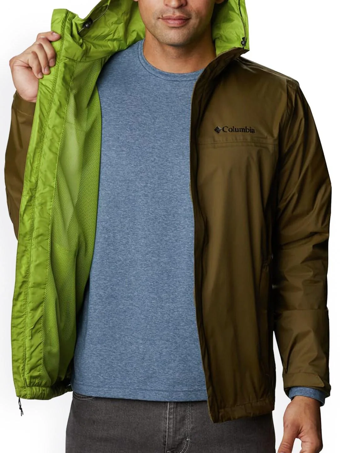 Columbia Men Green Watertight II Jacket Waterproof