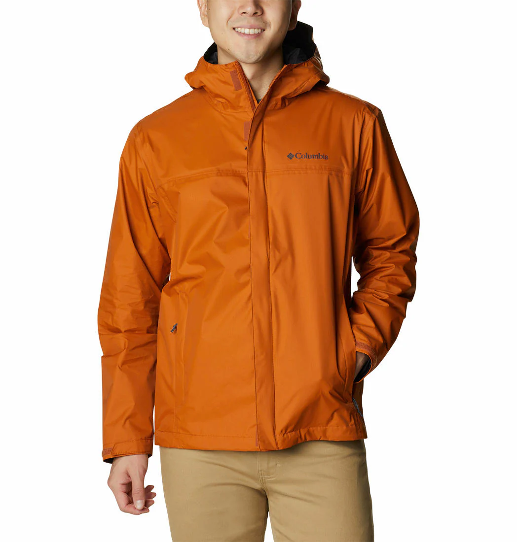 Columbia Men Orange Watertight II Jacket Waterproof