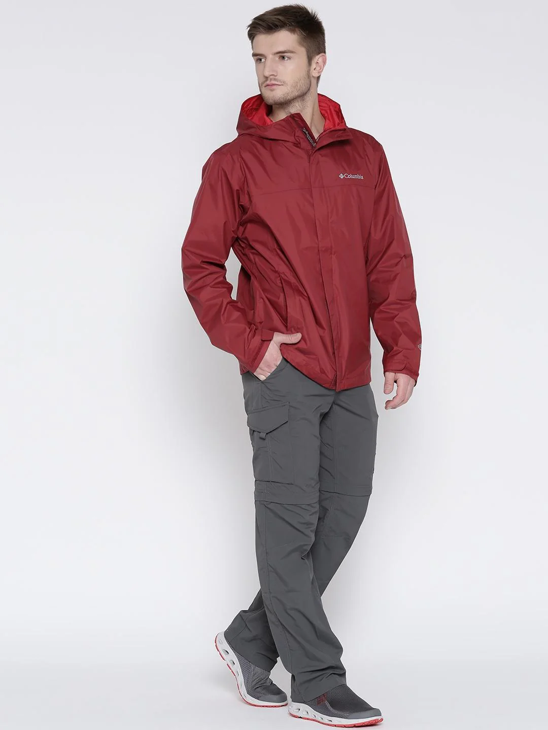 Columbia Men Red Watertight II Jacket Waterproof - Image 4