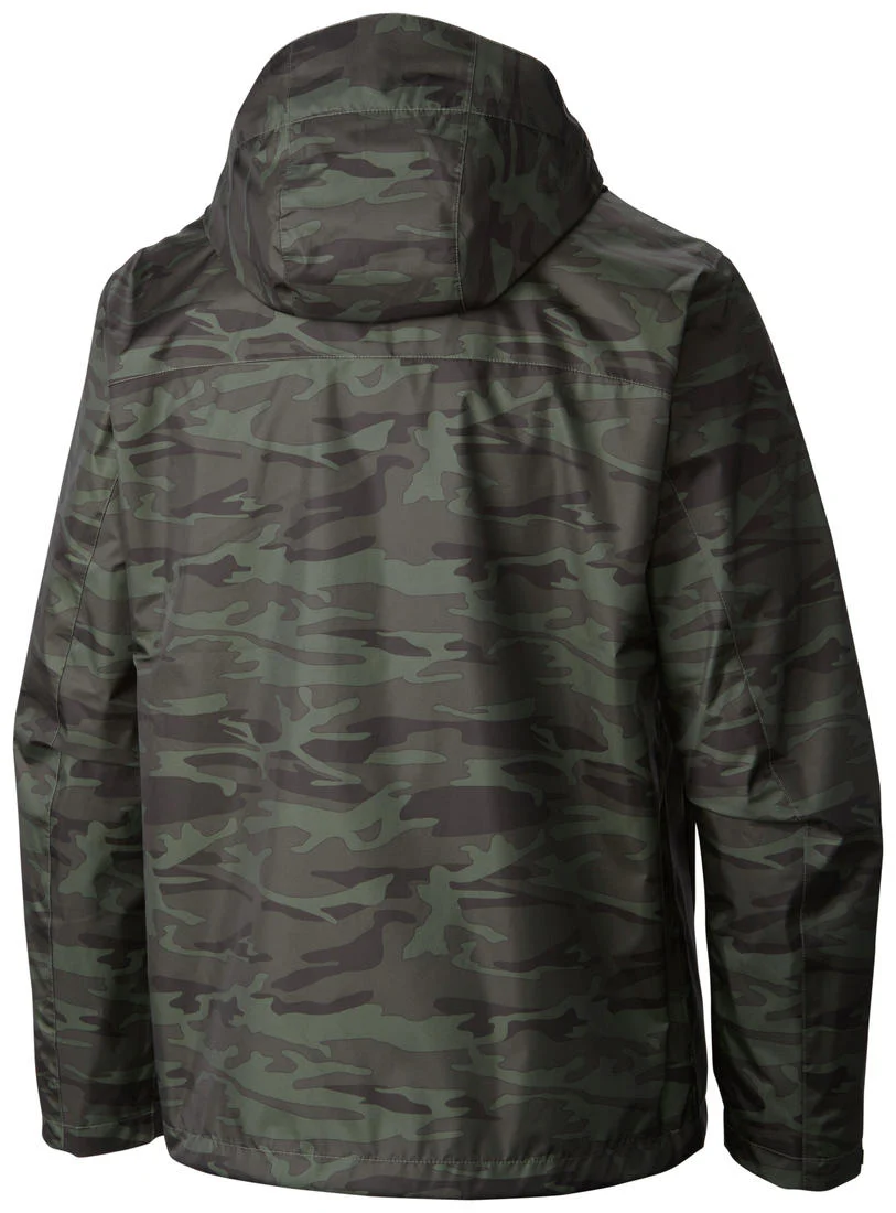 Columbia Men Green Watertight Printed Jacket Waterproof - Image 2