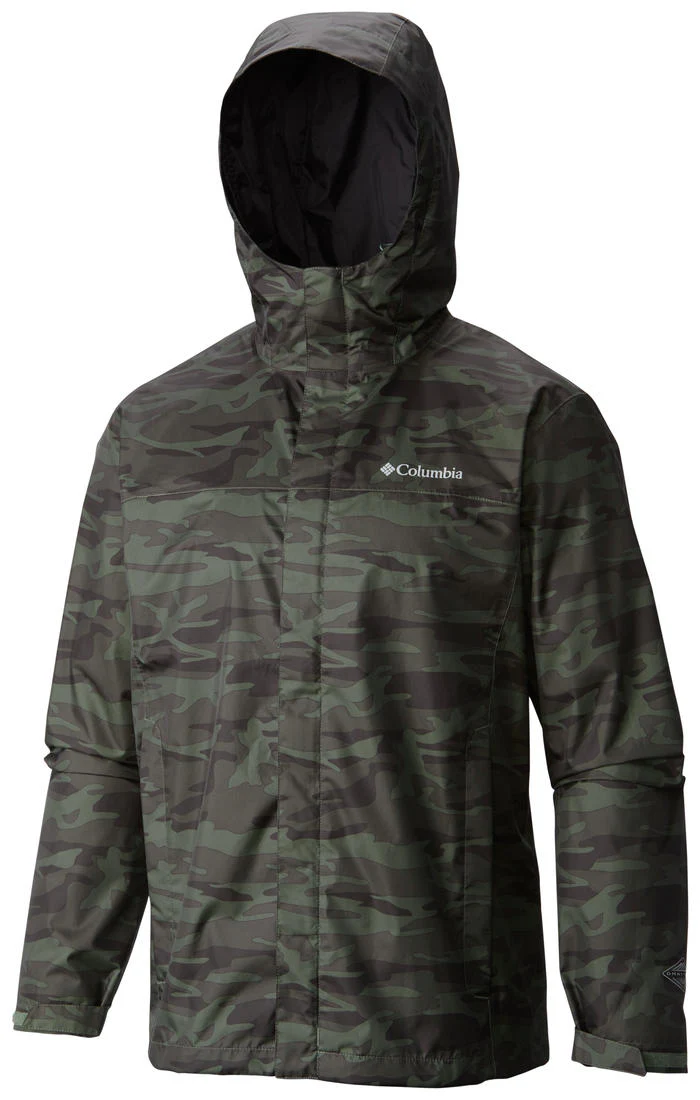Columbia Men Green Watertight Printed Jacket Waterproof - Image 3