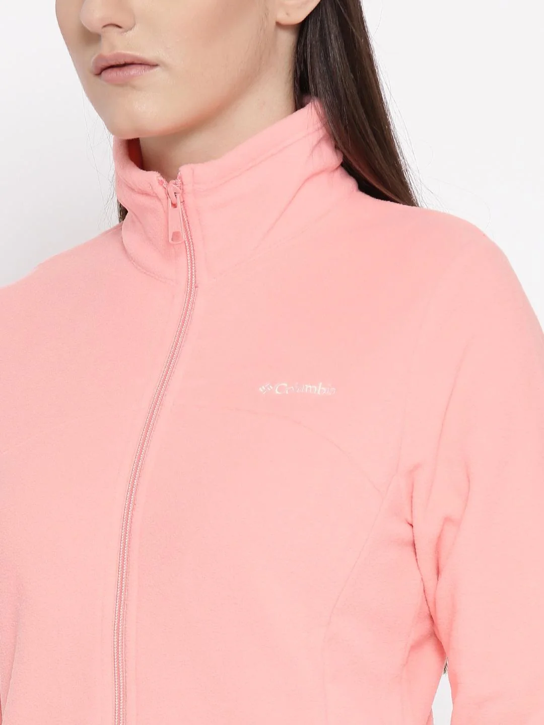 Columbia Women Orange Western Ridge Full Zip - Image 2