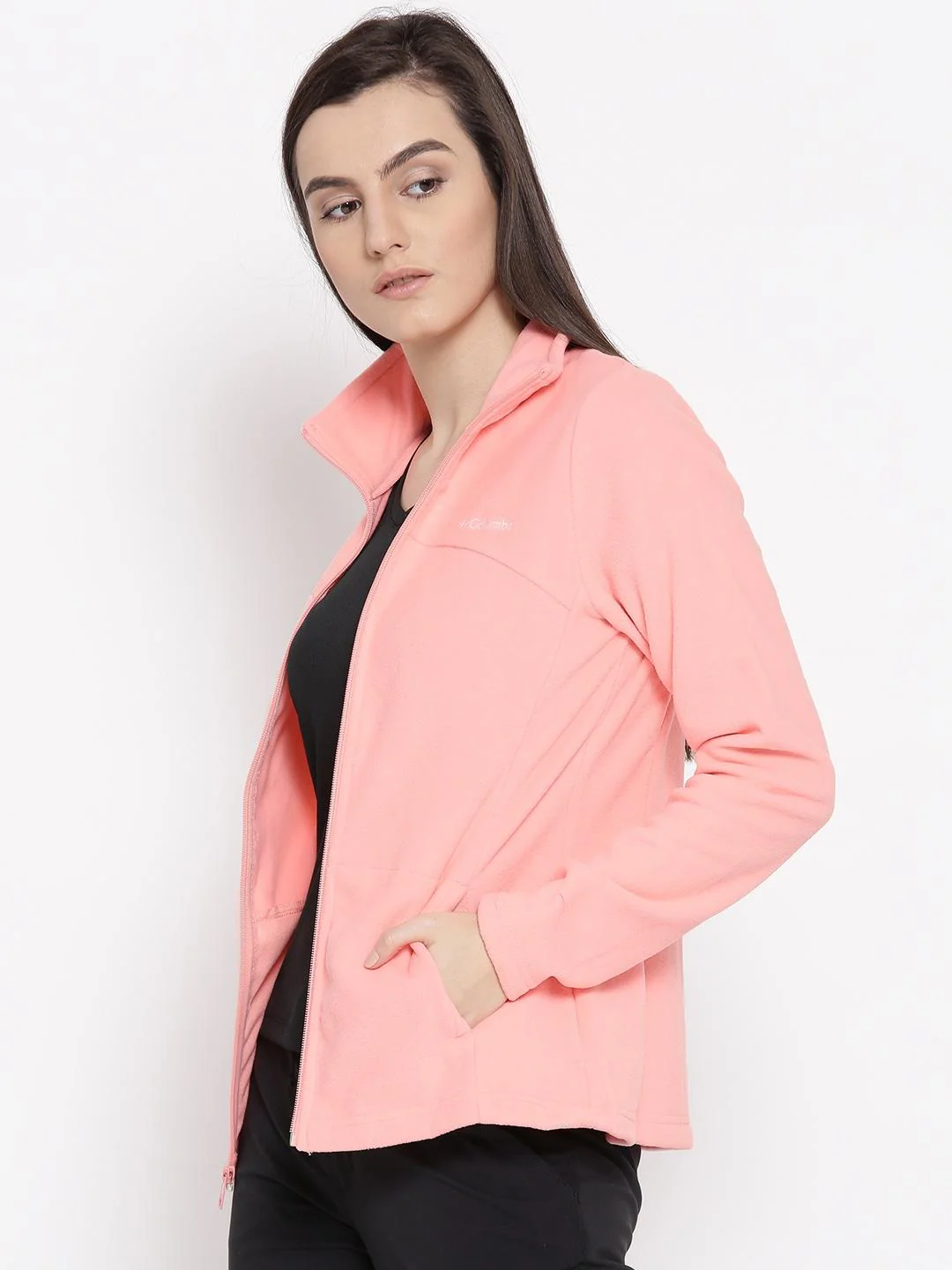 Columbia Women Orange Western Ridge Full Zip - Image 3