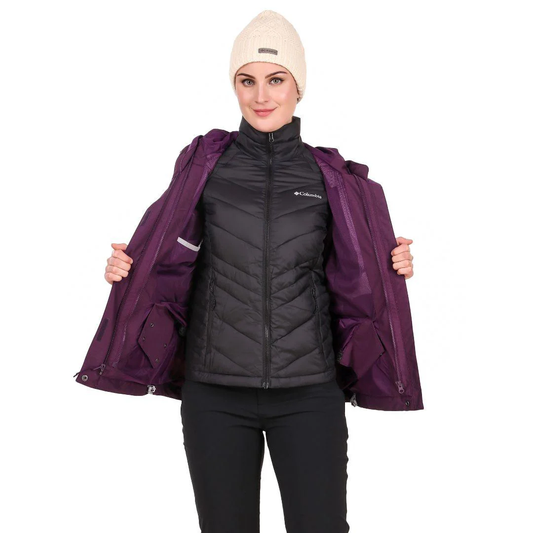 Columbia Women Maroon Whirlibird IV Interchange Jacket - Image 9