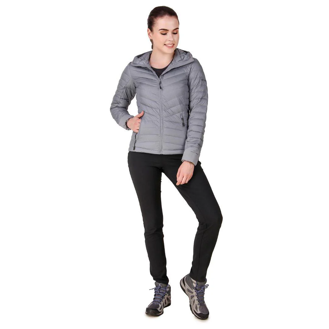 Columbia Women Grey Windgates Hooded Jacket - Image 4