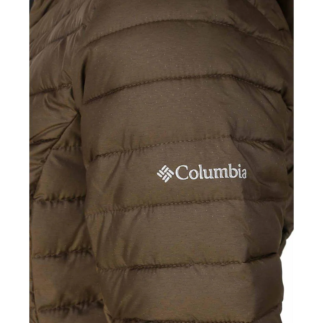Columbia Women Olive Windgates Hooded Jacket - Image 7