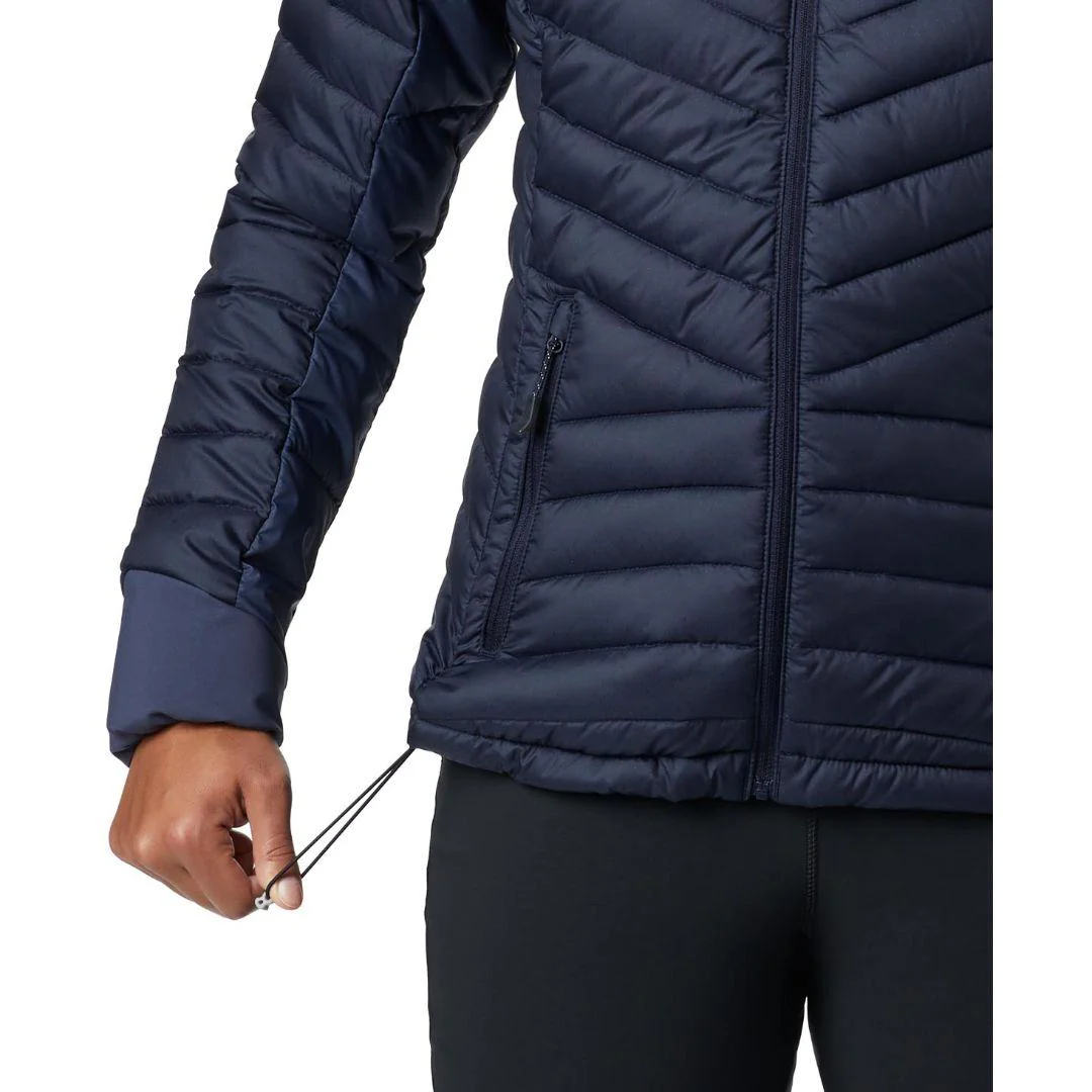 Columbia Women Navy Blue Windgates Hooded Jacket - Image 4