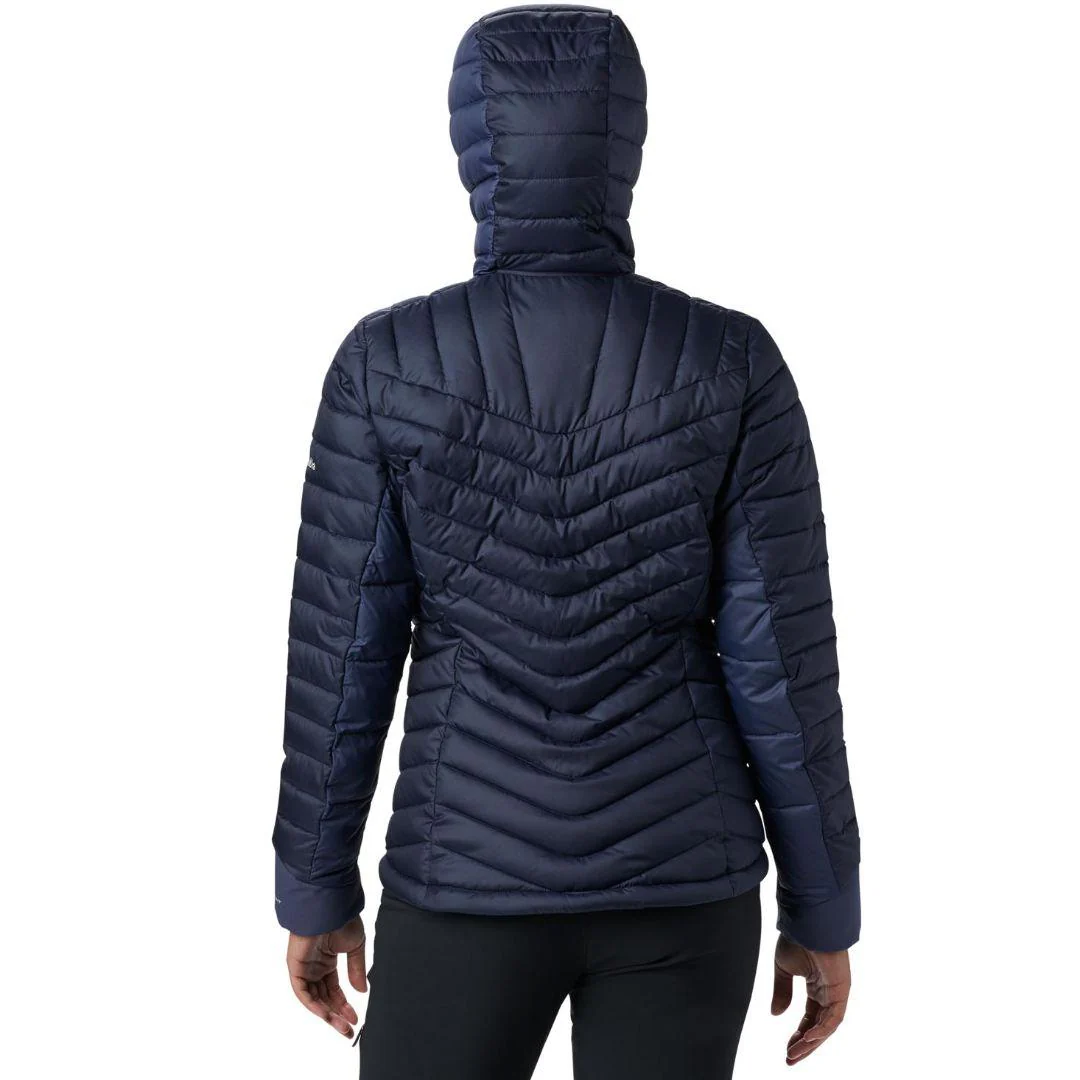 Columbia Women Navy Blue Windgates Hooded Jacket - Image 5