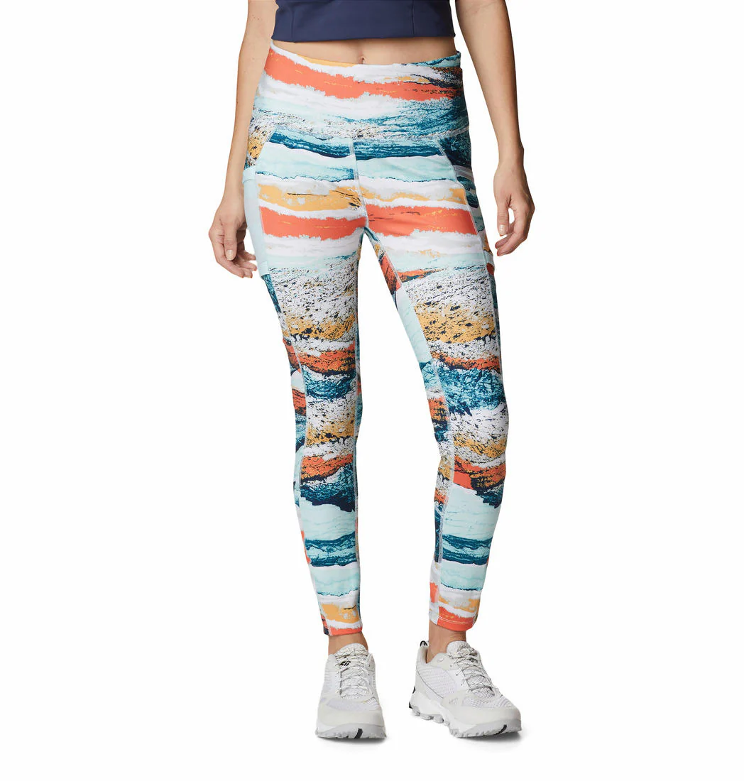 Columbia Women Green Windgates II Legging (Sun Protection)