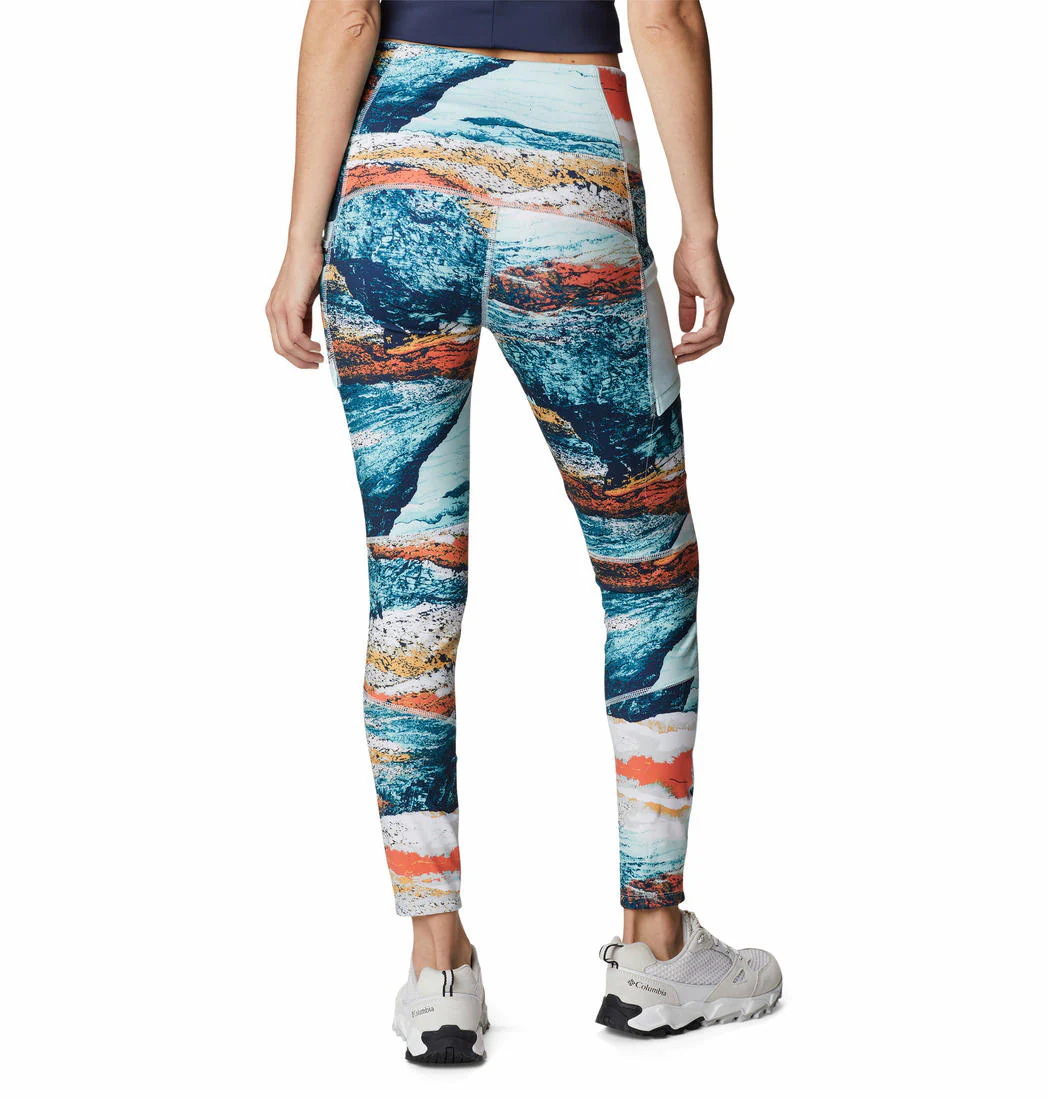 Columbia Women Green Windgates II Legging (Sun Protection) - Image 2
