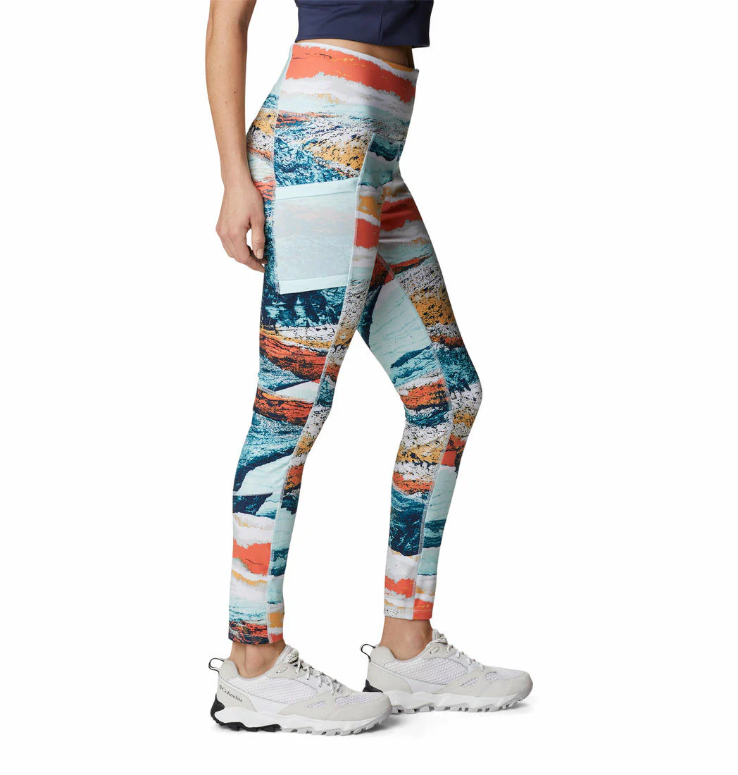 Columbia Women Green Windgates II Legging (Sun Protection) - Image 4