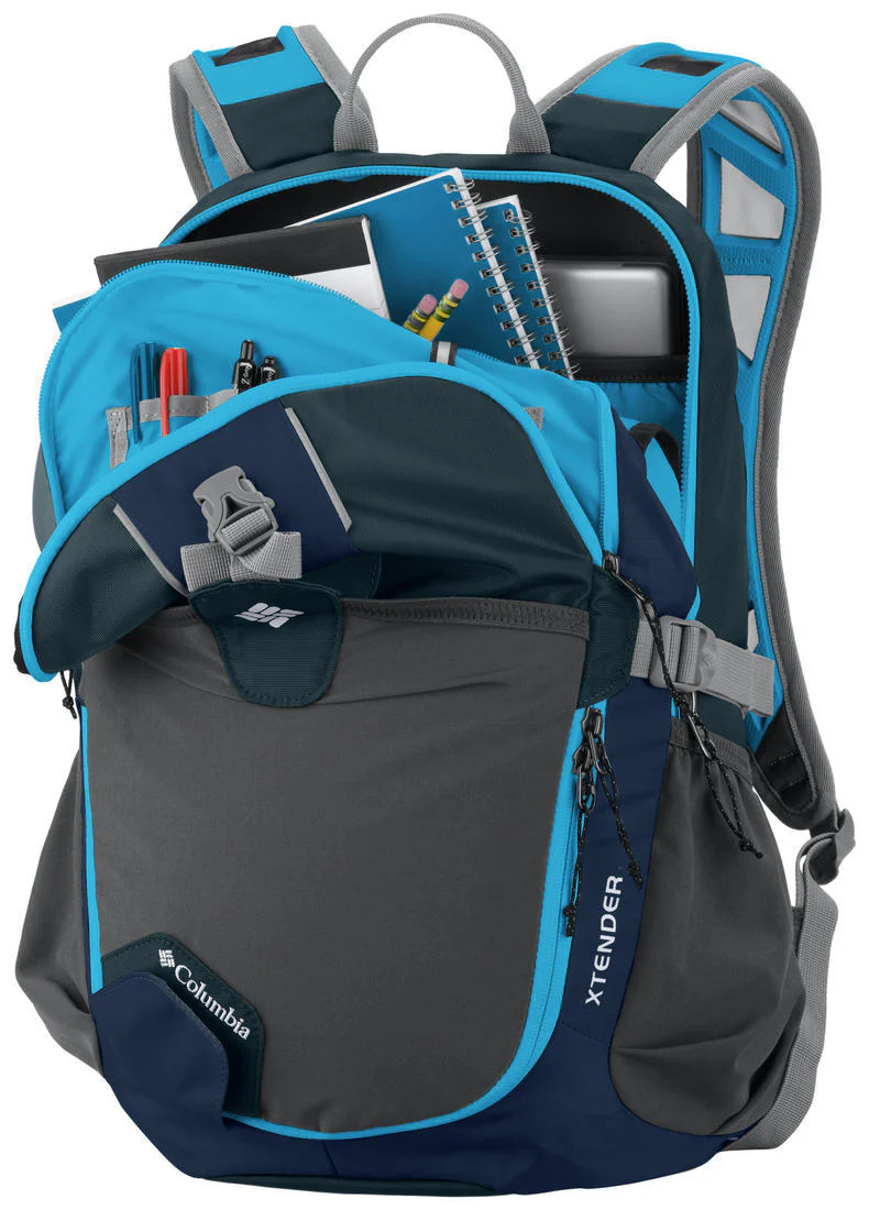 Columbia Unisex Blue Xtender Backpack - Image 2