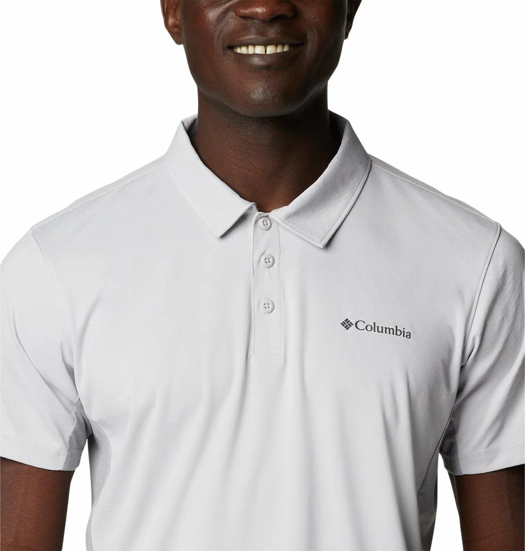Columbia Men Grey Zero Ice Cirro-Cool Polo (Sun Protection) - Image 5
