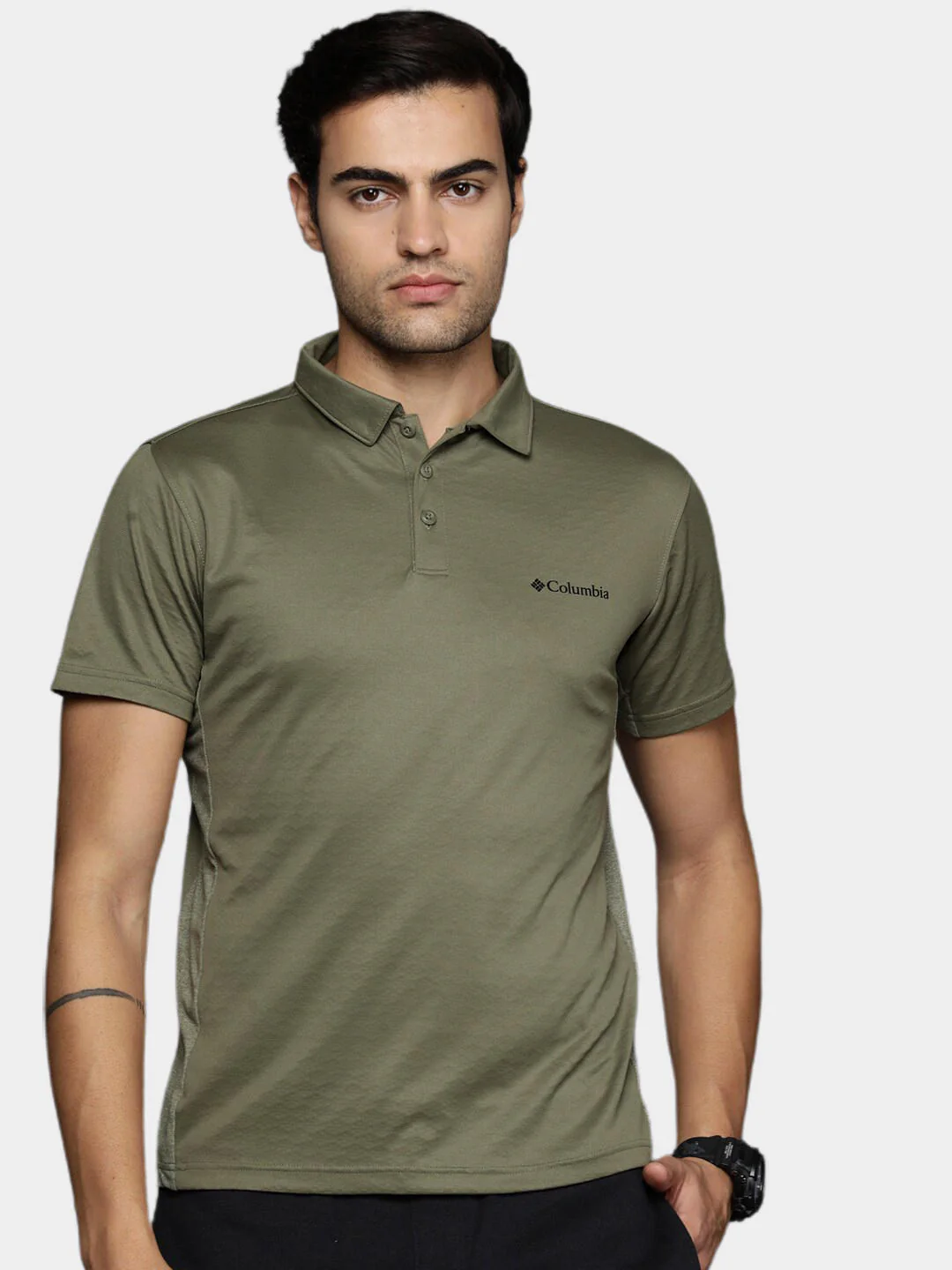 Columbia Men Green Zero Ice Cirro-Cool Polo (Sun Protection) - Image 10